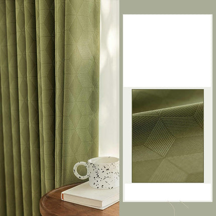 Diamond Blackout Curtains 2 Panels Room Darkening Window Drapes Grommet Tops