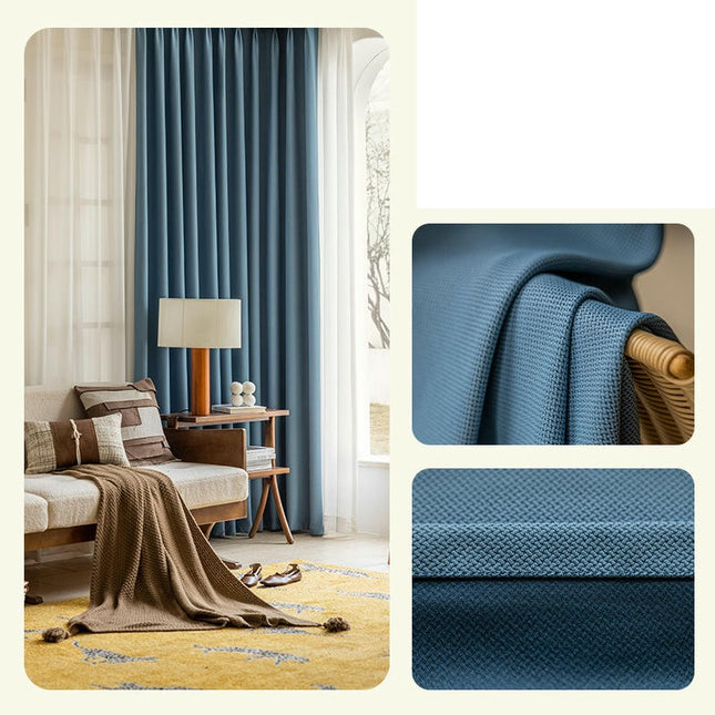 2 Panels Blackout Curtain Thermal Insulated Drapes for Living Room Grommet Tops