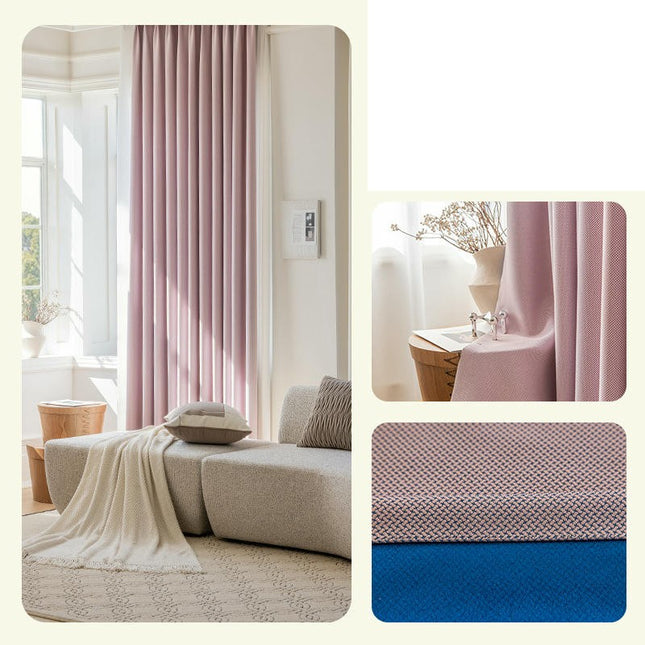 2 Panels Blackout Curtain Thermal Insulated Drapes for Living Room Grommet Tops