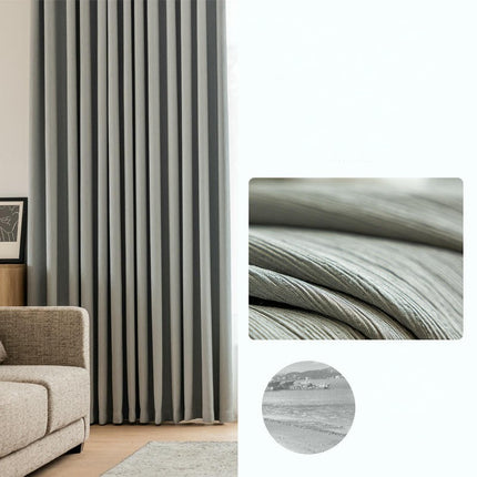 2 Panels Curtains Modern Blackout Drapes Drape Panels for Living Room Hooks Top
