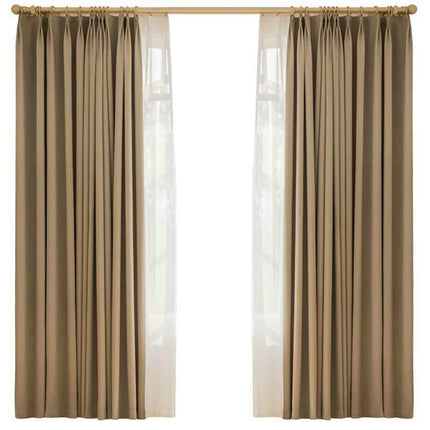 2 Panels Curtains Modern Blackout Drapes Drape Panels for Living Room Hooks Top