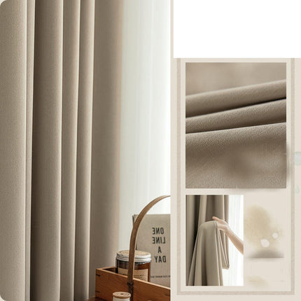 Luxury Drapes for Bedroom Living Room 2 Panels Blackout Curtains Hooks Top