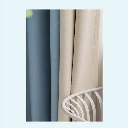 Luxury Drapes for Bedroom Living Room 2 Panels Blackout Curtains Hooks Top