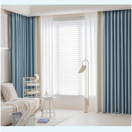 Luxury Drapes for Bedroom Living Room 2 Panels Blackout Curtains Hooks Top