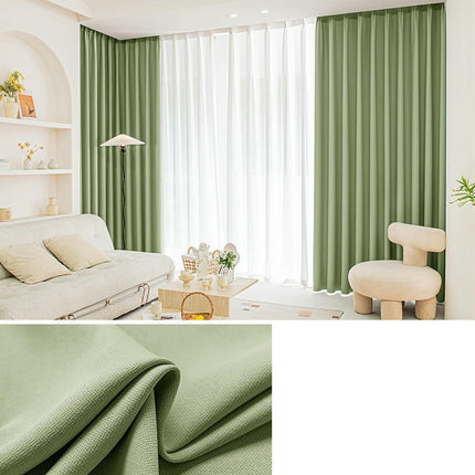 2 Panels Blackout Thermal Insulated Window Drapes for Living Room Hooks Top