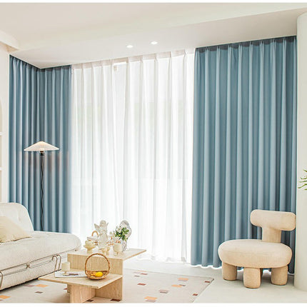 2 Panels Blackout Thermal Insulated Window Drapes for Living Room Hooks Top 1