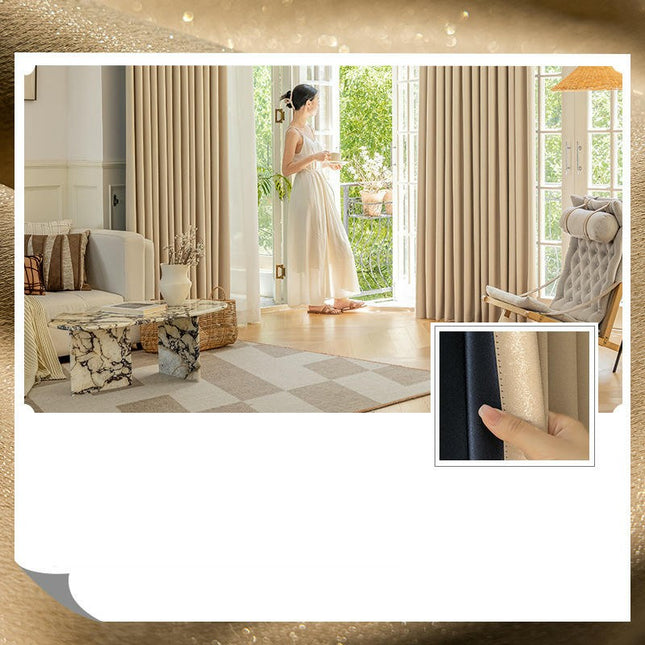 2 Panels Full Blackout Thermal Insulated Window Drapes for Living Room Hooks Top 1