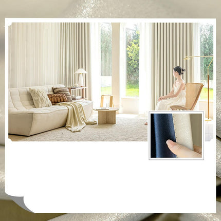 2 Panels Full Blackout Thermal Insulated Window Drapes for Living Room Hooks Top 1