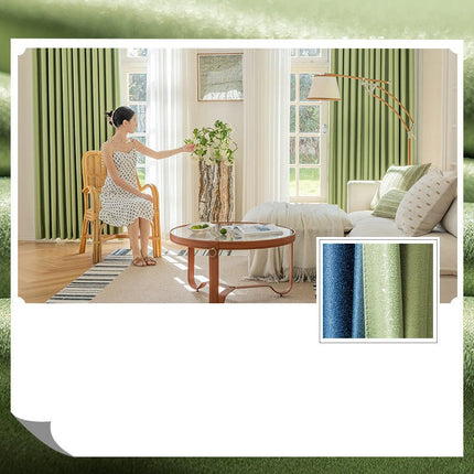 2 Panels Full Blackout Thermal Insulated Window Drapes for Living Room Hooks Top 1