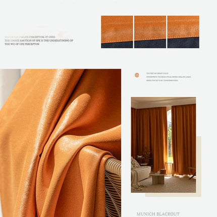 2 Panels Full Blackout Thermal Insulated Window Drapes for Living Room Hooks Top