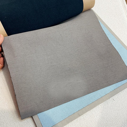 2 Panels Linen Blackout Thermal Insulated Window Drapes for Room Hooks Top