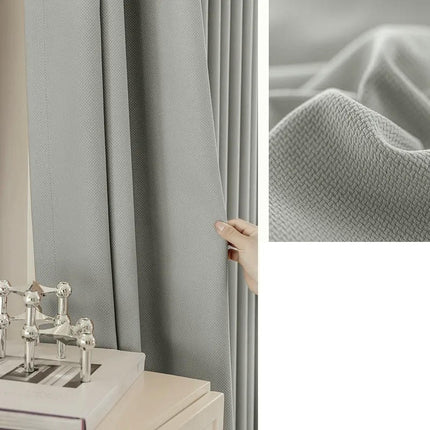 2 Panels Simple Blackout Room Thermal Insulated Window Drapes Grommet Tops
