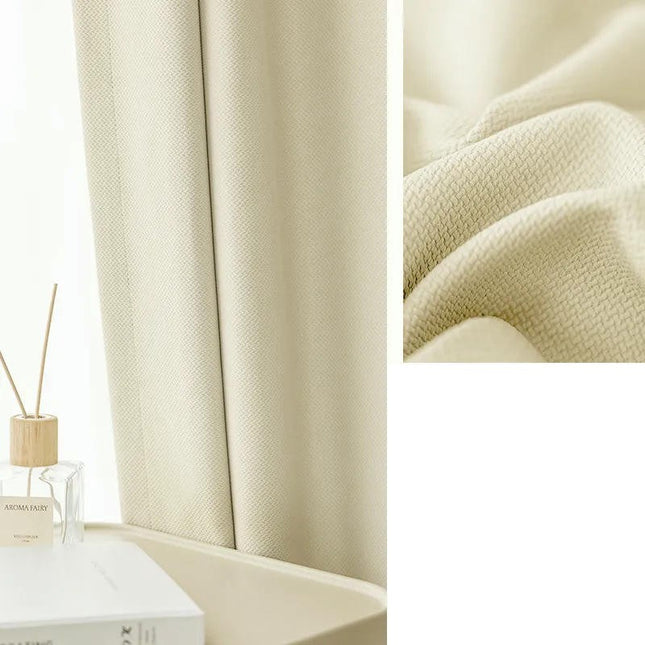 2 Panels Simple Blackout Room Thermal Insulated Window Drapes Grommet Tops