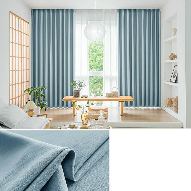 2 Panels Heavy Blackout Curtain Window Drape with Thermal Insulated Hooks Top 1