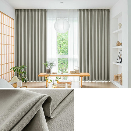 2 Panels Heavy Blackout Curtain Window Drape with Thermal Insulated Hooks Top