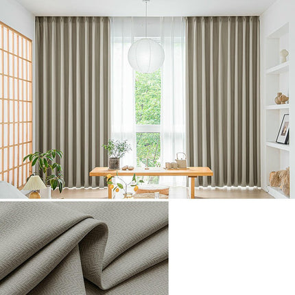 2 Panels Heavy Blackout Curtain Window Drape with Thermal Insulated Hooks Top