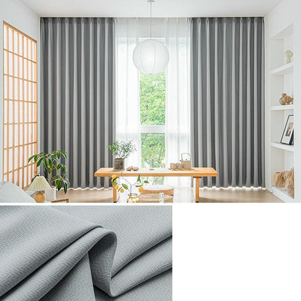 2 Panels Heavy Blackout Curtain Window Drape with Thermal Insulated Hooks Top 1