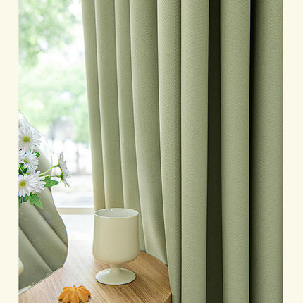 2 Panels Heavy Blackout Curtain Window Drape with Thermal Insulated Hooks Top 1