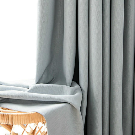 2 Panels Heavy Blackout Curtain Window Drape with Thermal Insulated Hooks Top