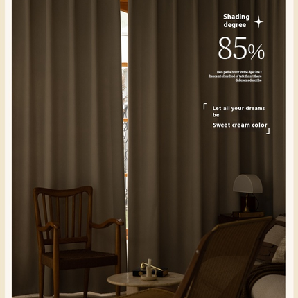 Curtains Blackout 2 Panels Living Room Soundproof Curtain Hooks Top 1