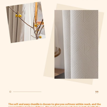 Curtains Blackout 2 Panels Living Room Soundproof Curtain Hooks Top