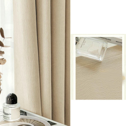 2 Panels Modern Room Darkening Window Drapes for Living Room/Bedroom Hooks Top