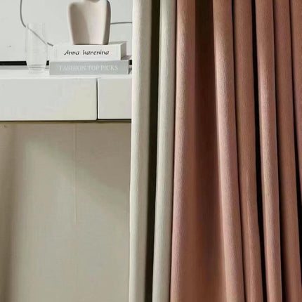 2 Panels Modern Room Darkening Window Drapes for Living Room/Bedroom Hooks Top