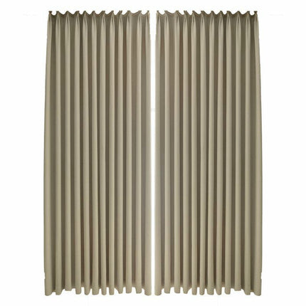 2 Panels Modern Room Darkening Window Drapes for Living Room/Bedroom Hooks Top 1
