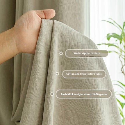 2 Panels Modern Room Darkening Window Drapes for Living Room/Bedroom Hooks Top