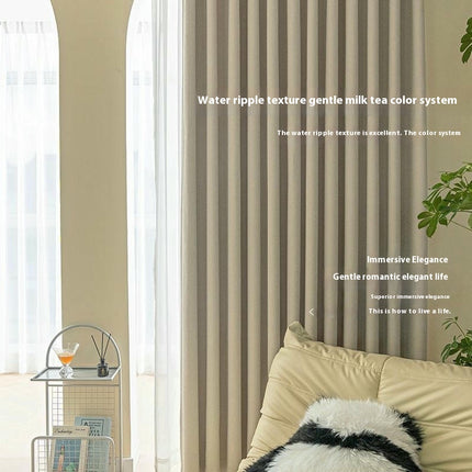 2 Panels Modern Room Darkening Window Drapes for Living Room/Bedroom Hooks Top