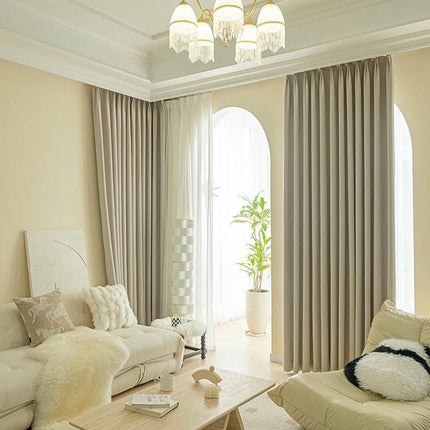 2 Panels Modern Room Darkening Window Drapes for Living Room/Bedroom Hooks Top