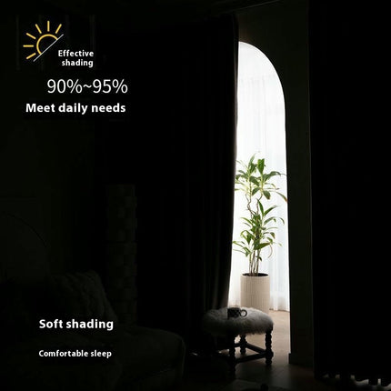 2 Panels Modern Room Darkening Window Drapes for Living Room/Bedroom Hooks Top 1