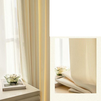 2 Panels Blackout Curtains Long Modern Window Curtains Thermal Drapes Hooks Top