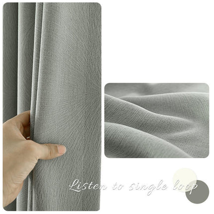 2 Panels Blackout Curtains Heavy Curtain Window Drape for Bedroom Hooks Top