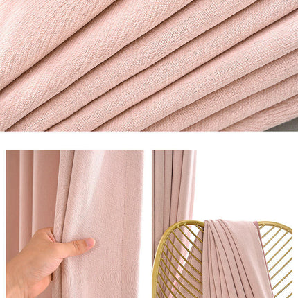 2 Panels Blackout Curtains Heavy Curtain Window Drape for Bedroom Hooks Top