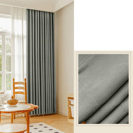 2 Panels Light luxury Blackout Curtains Thermal Curtains Drapes Hooks Top