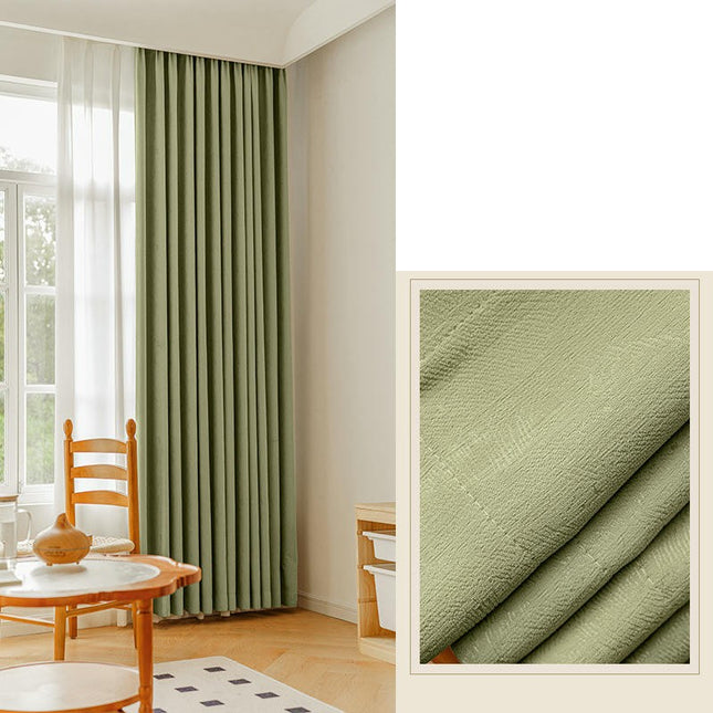 2 Panels Light luxury Blackout Curtains Thermal Curtains Drapes Hooks Top