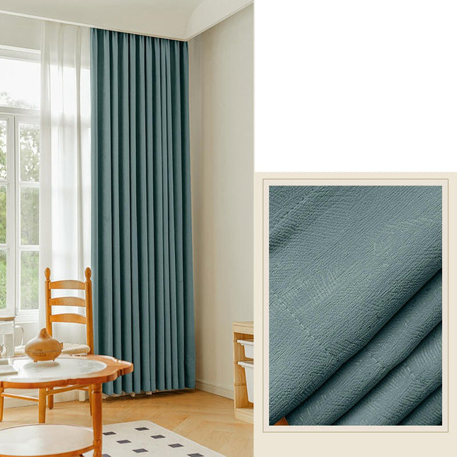 2 Panels Light luxury Blackout Curtains Thermal Curtains Drapes Hooks Top