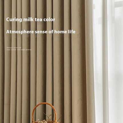 2 Panels Light luxury Blackout Curtains Thermal Curtains Drapes Hooks Top
