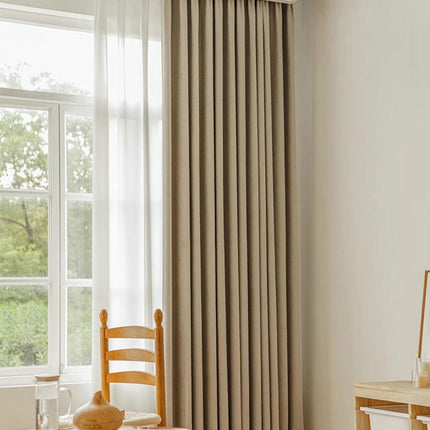 2 Panels Light luxury Blackout Curtains Thermal Curtains Drapes Hooks Top