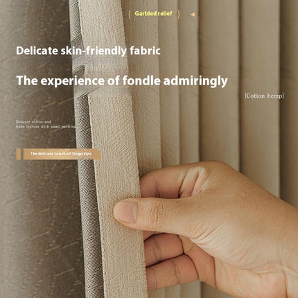 2 Panels Light luxury Blackout Curtains Thermal Curtains Drapes Hooks Top
