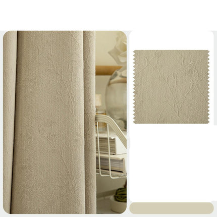 2 Panels Modern Simple Blackout Curtains for Bedroom Living Room Hooks Top