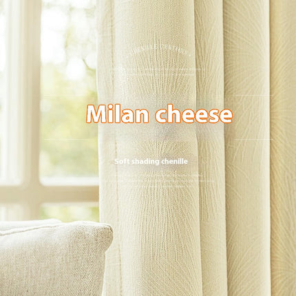 2 Panels Chenille Blackout Curtains Window Drapes for Living Room Hooks Top