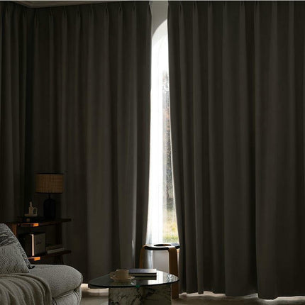 2 Panels Drapes for Living Room Light Filtering Privacy Window Drapes Hooks Top