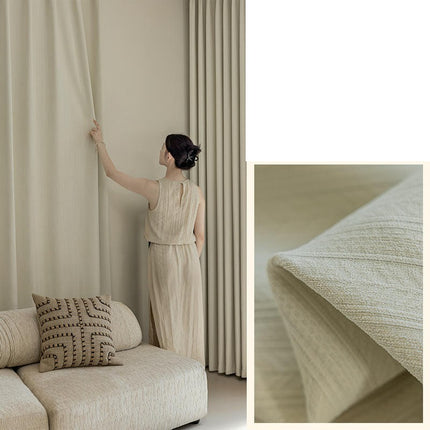 2 Panels Modern Solid Blackout Curtains Thermal Insulated Drapes Grommet Tops 1