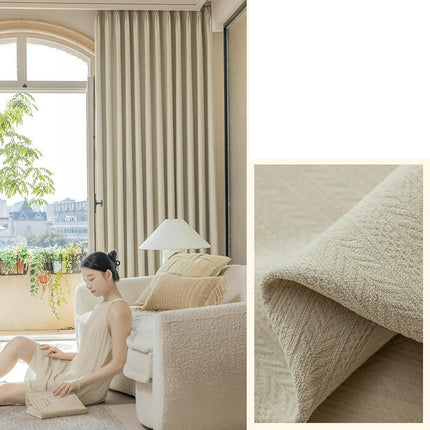 2 Panels Modern Solid Blackout Curtains Thermal Insulated Drapes Grommet Tops