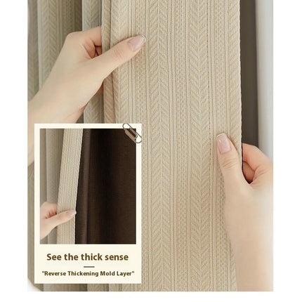 2 Panels Modern Solid Blackout Curtains Thermal Insulated Drapes Grommet Tops