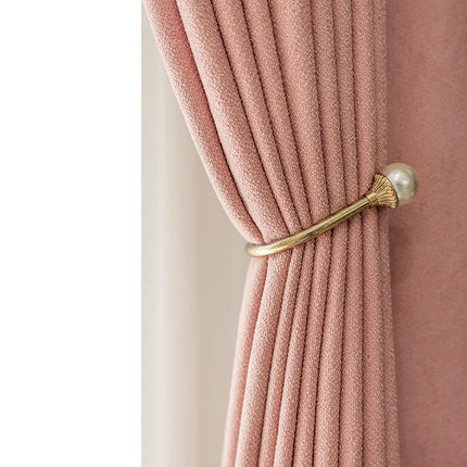Solid Blackout Curtains Thermal Drapes for Living Room 2 Panels Grommet Top