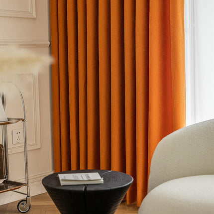 Solid Blackout Curtains Thermal Drapes for Living Room 2 Panels Grommet Top