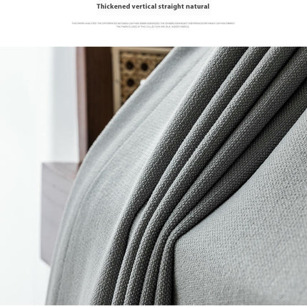 Natural Curtains 2 Panels Blackout Drapes for Bedroom Living Room Hooks Top
